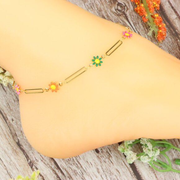 "Dainty Anklet for Women – Elegant Everyday Jewelry & Perfect Gift | MLCRC1409 - Picture 3 of 10